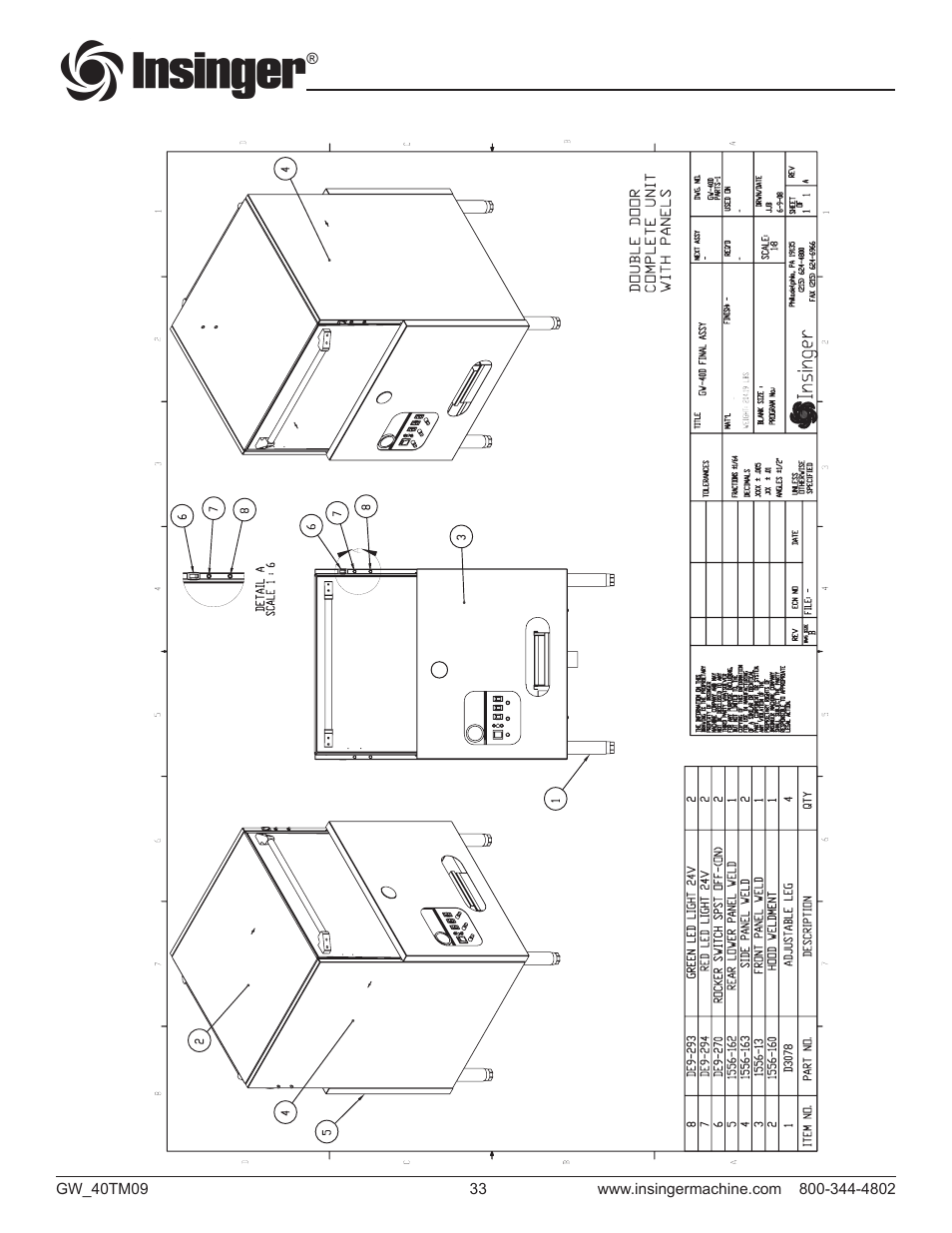 Insinger GW-40 User Manual | Page 35 / 38