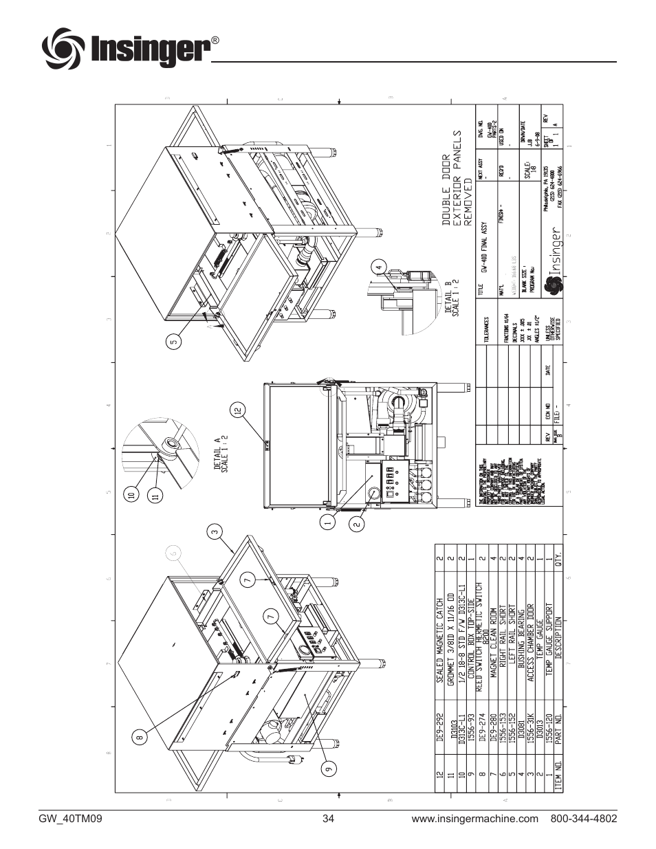 Insinger GW-40 User Manual | Page 36 / 38