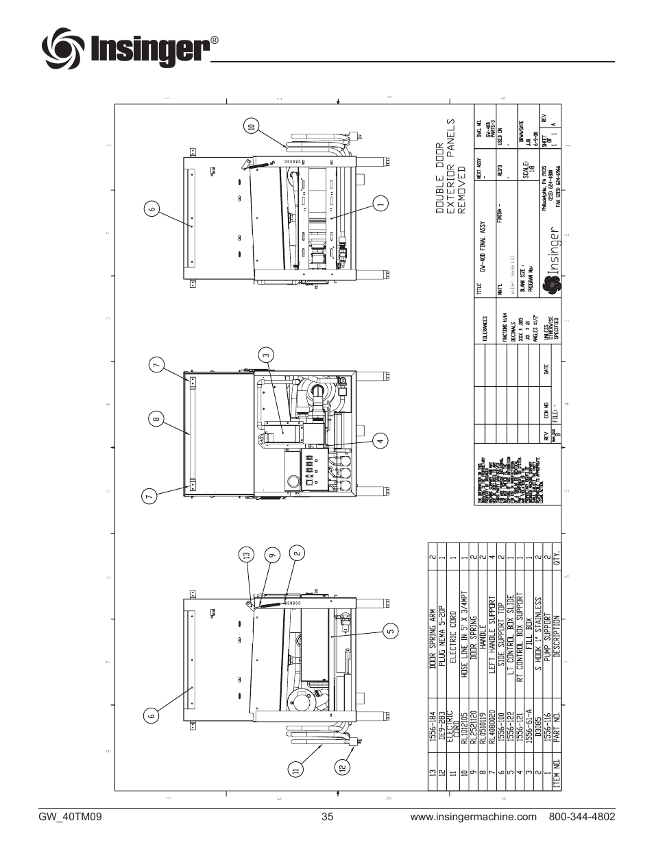 Insinger GW-40 User Manual | Page 37 / 38