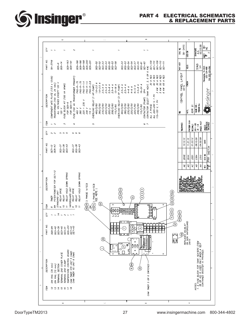 Insinger Commander 18-6 User Manual | Page 29 / 48