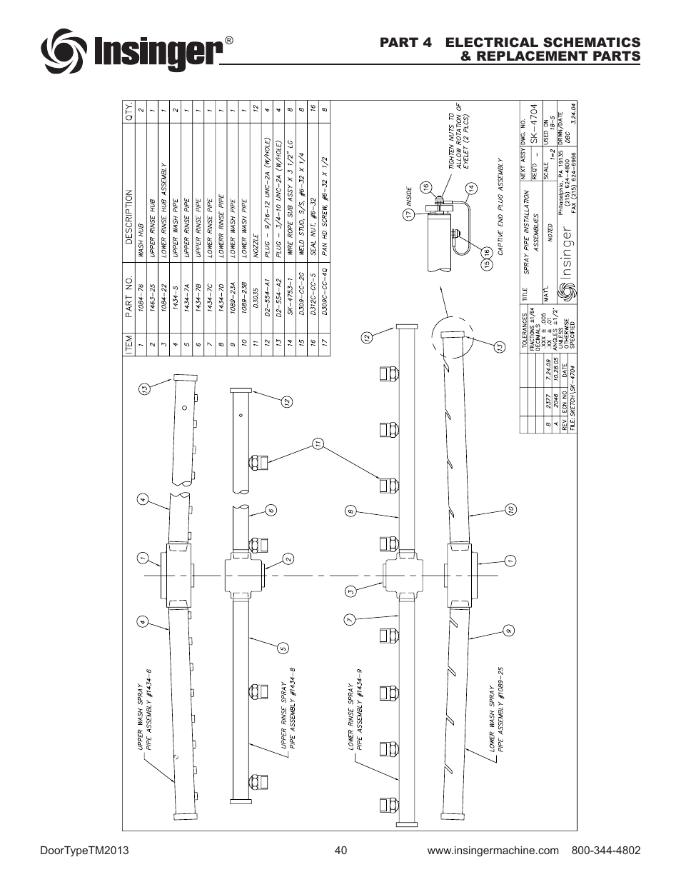 Insinger Commander 18-6 User Manual | Page 42 / 48