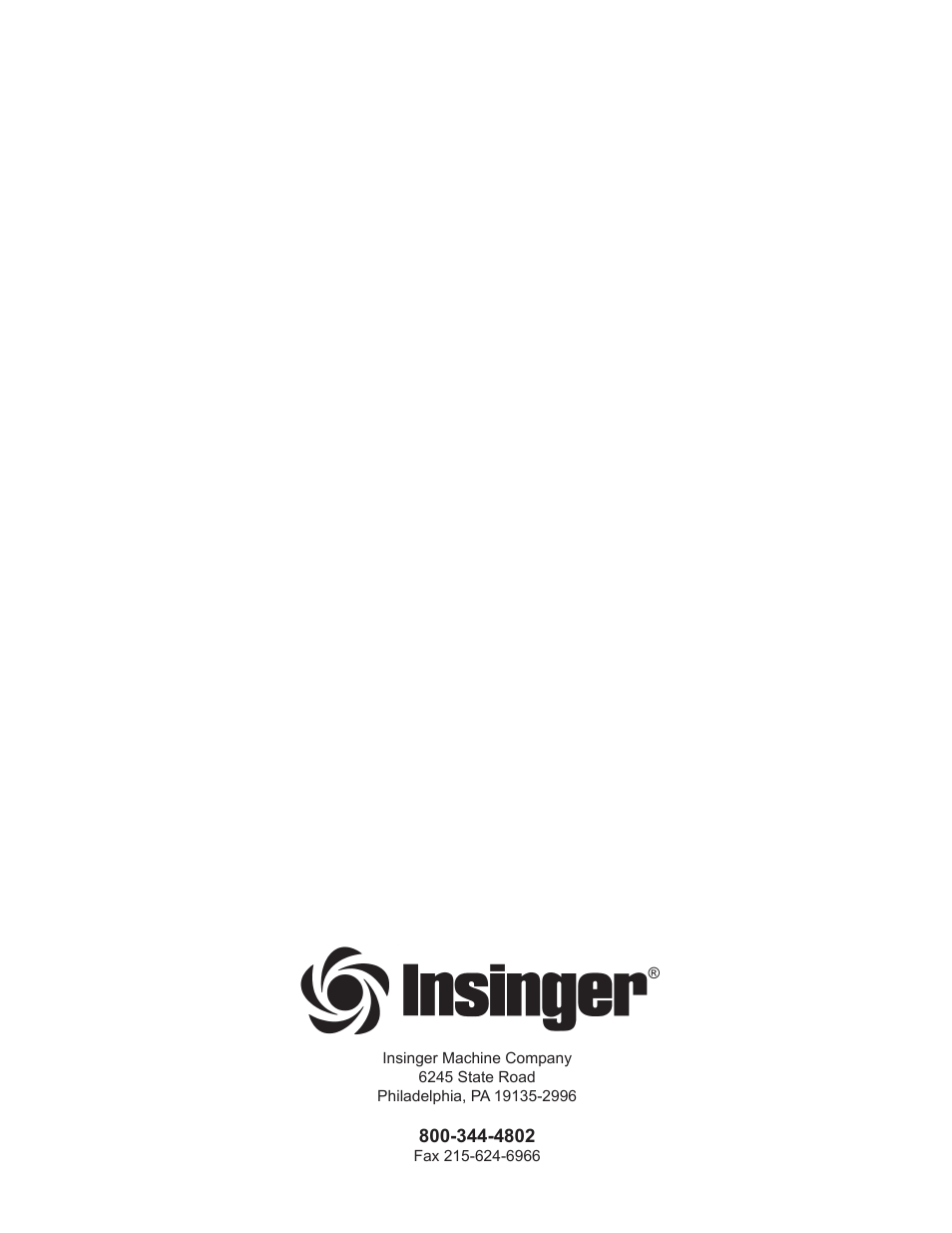 Insinger Commander 18-6VG User Manual | Page 25 / 25