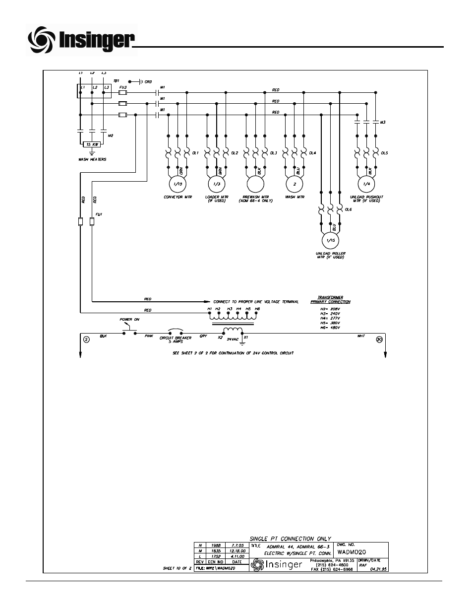 Insinger Admiral 44-4 User Manual | Page 29 / 65