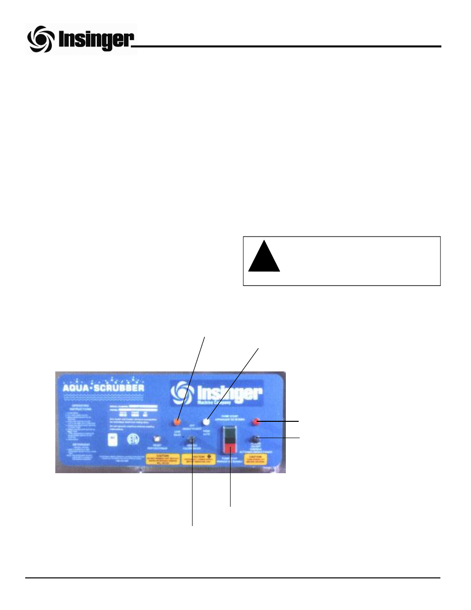 Insinger QuadJet Aqua-Scrubber User Manual | Page 14 / 30