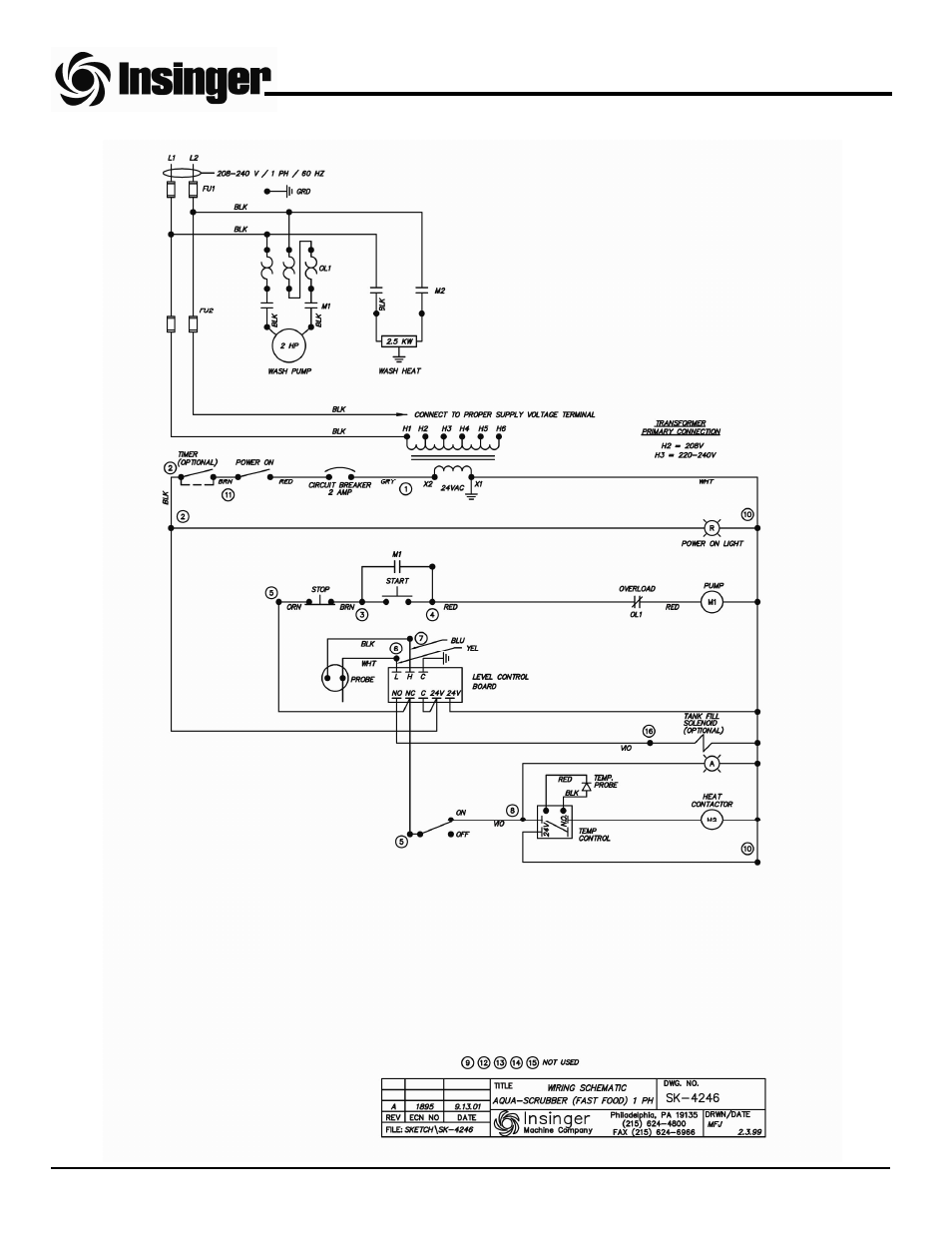 Insinger QuadJet Aqua-Scrubber User Manual | Page 19 / 30