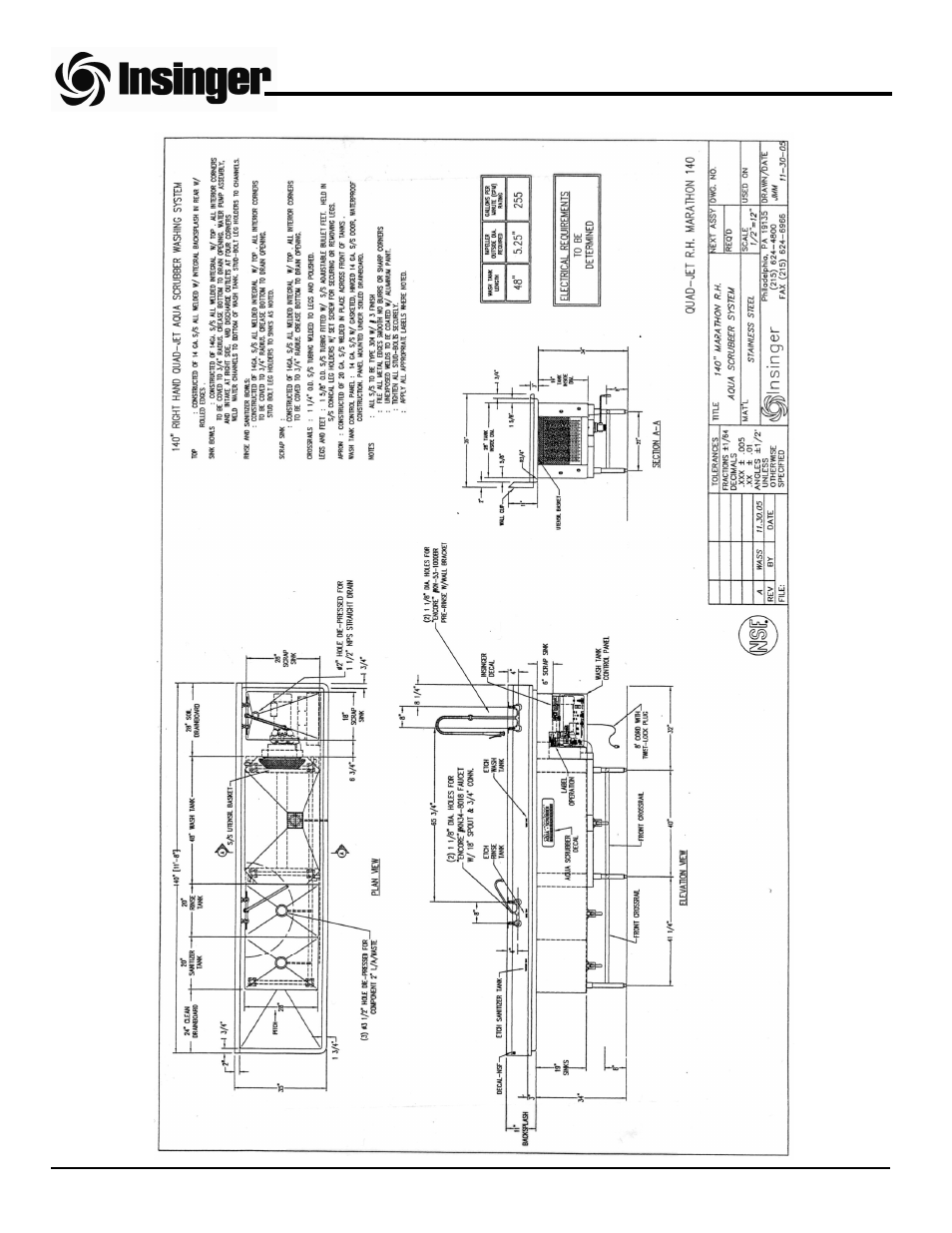 Insinger QuadJet Aqua-Scrubber User Manual | Page 8 / 30