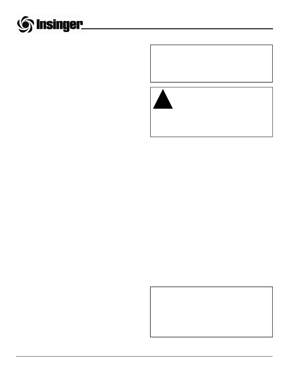 Insinger GalleyMaster Series User Manual | Page 16 / 81