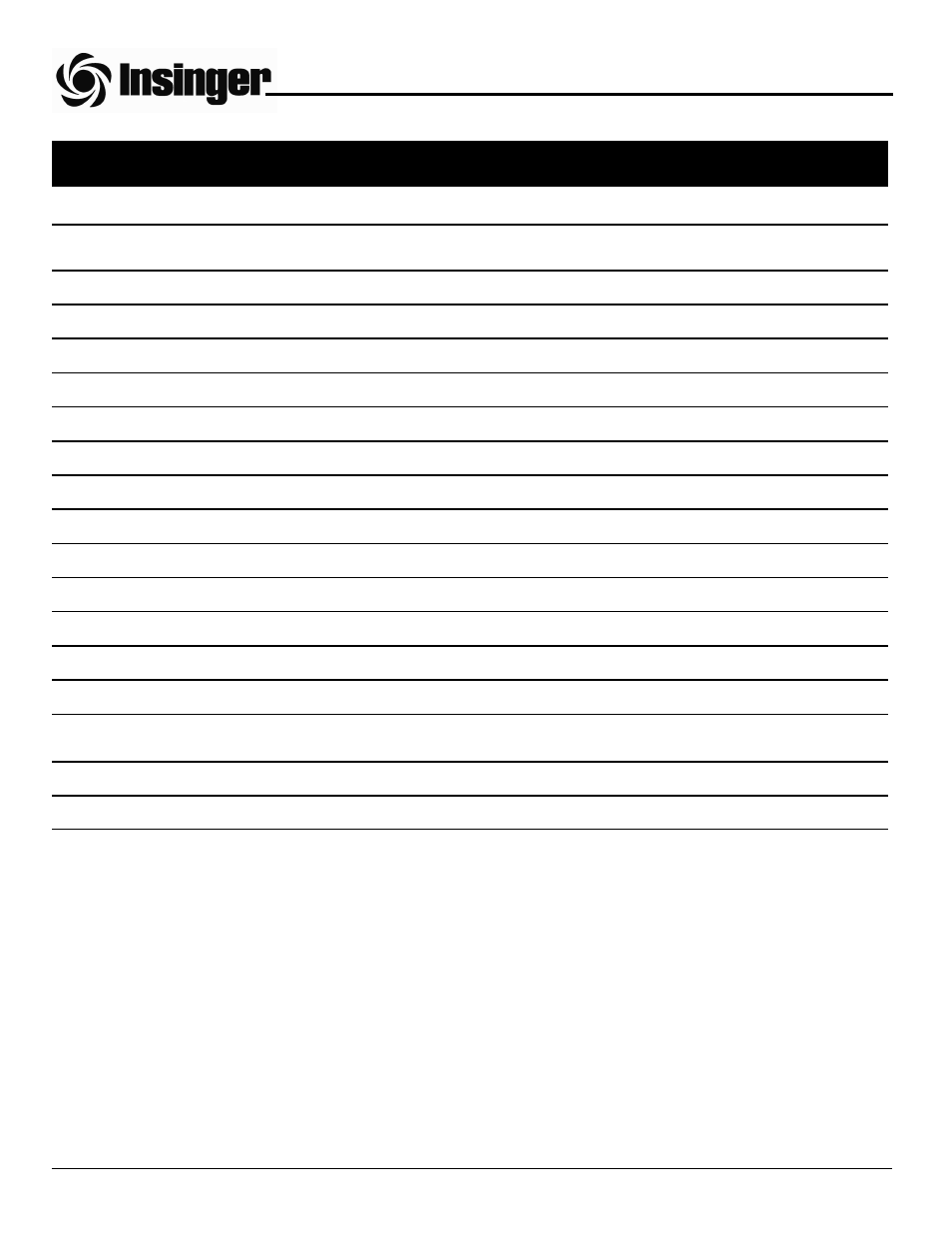 Insinger GalleyMaster Series User Manual | Page 31 / 81