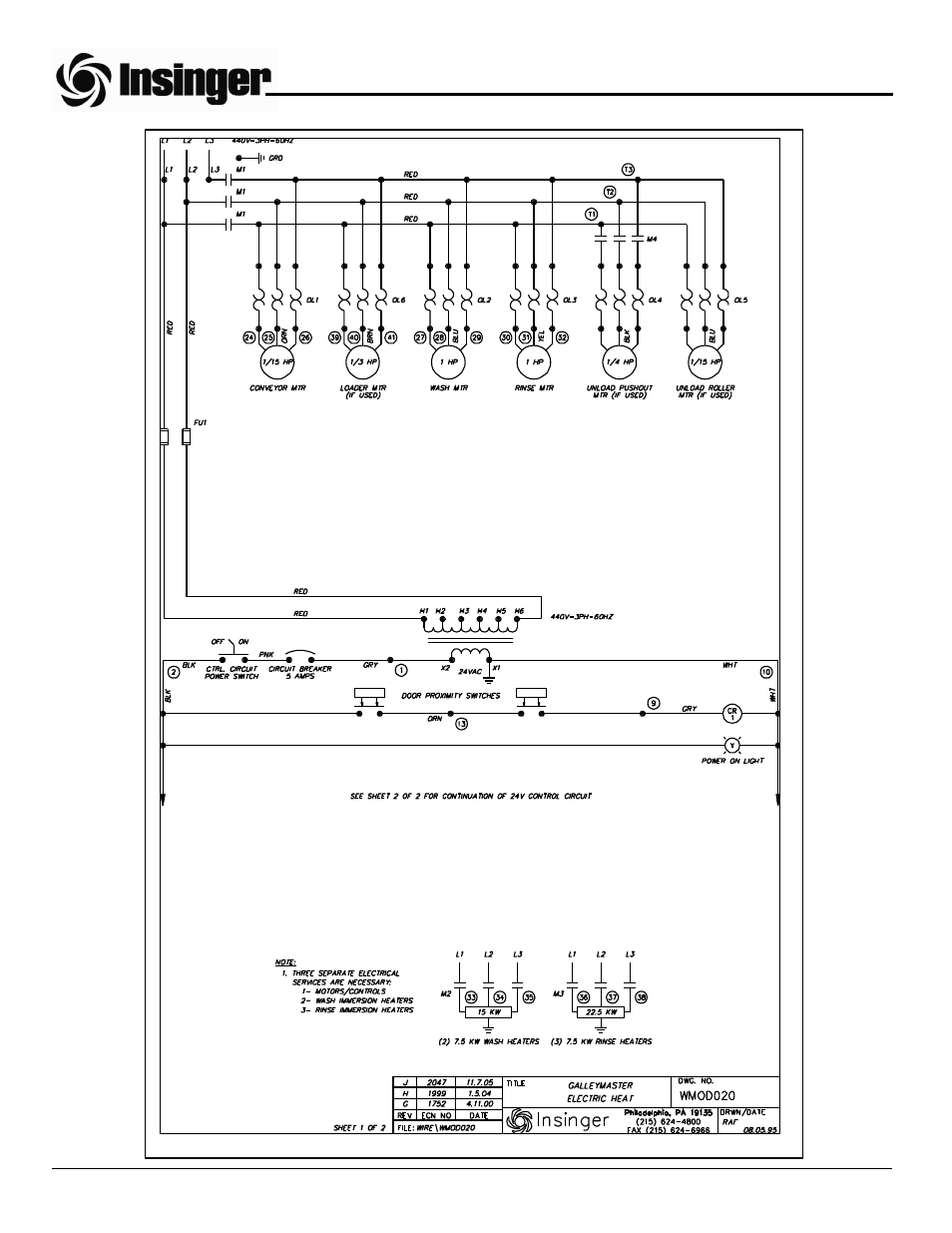 Insinger GalleyMaster Series User Manual | Page 38 / 81