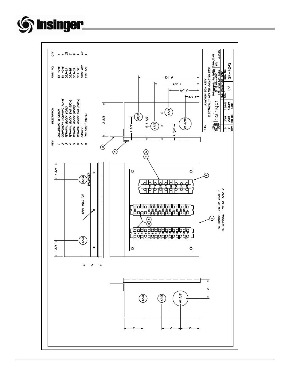 Insinger GalleyMaster Series User Manual | Page 42 / 81