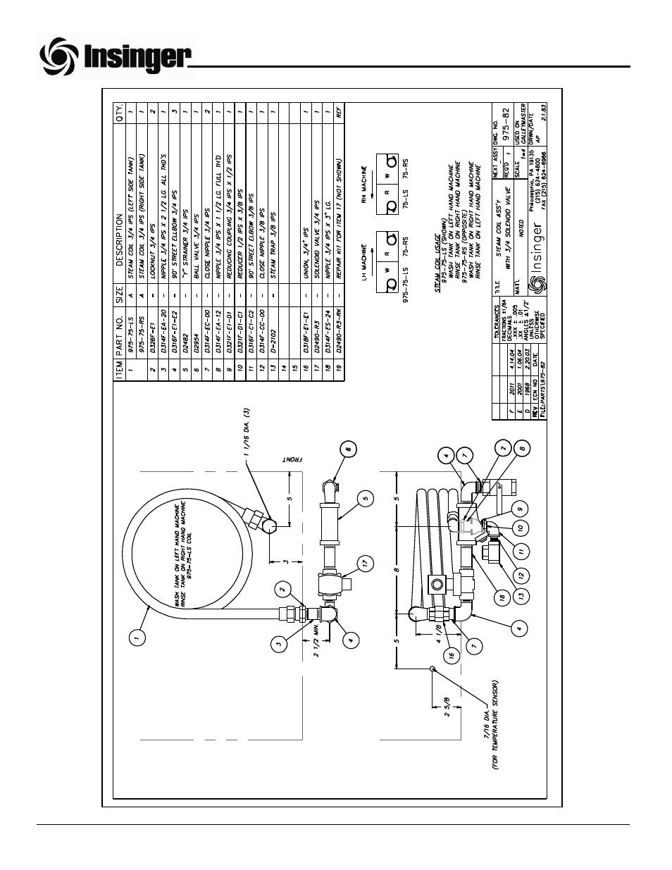 Insinger GalleyMaster Series User Manual | Page 52 / 81