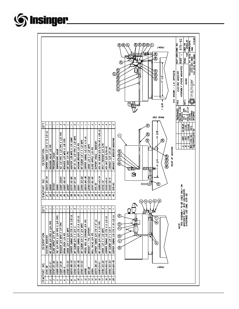 Insinger GalleyMaster Series User Manual | Page 53 / 81