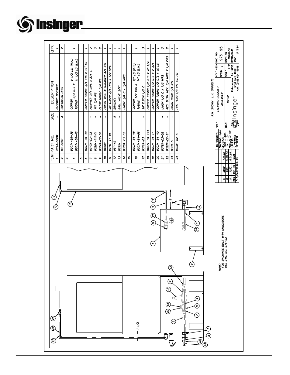 Insinger GalleyMaster Series User Manual | Page 54 / 81