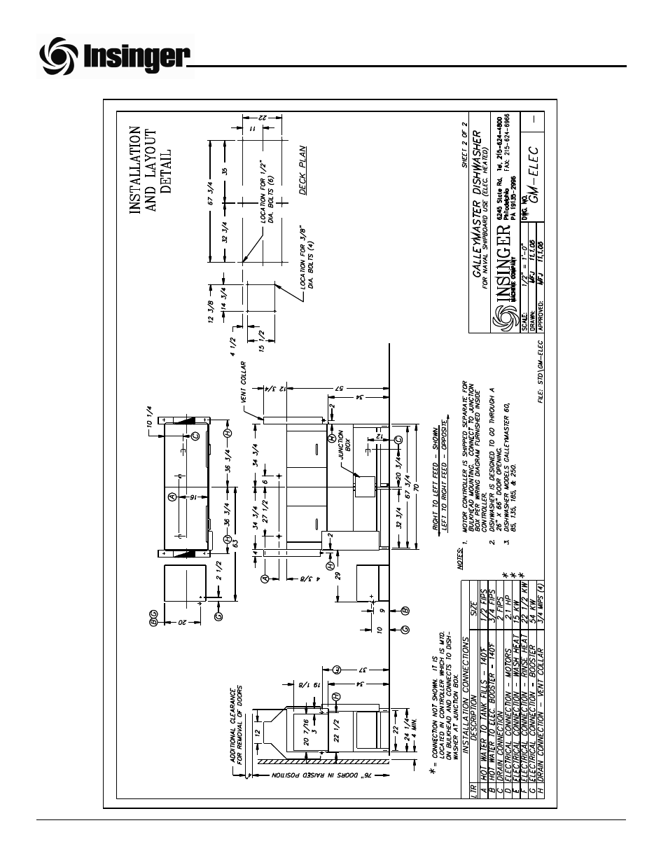 Insinger GalleyMaster Series User Manual | Page 65 / 81