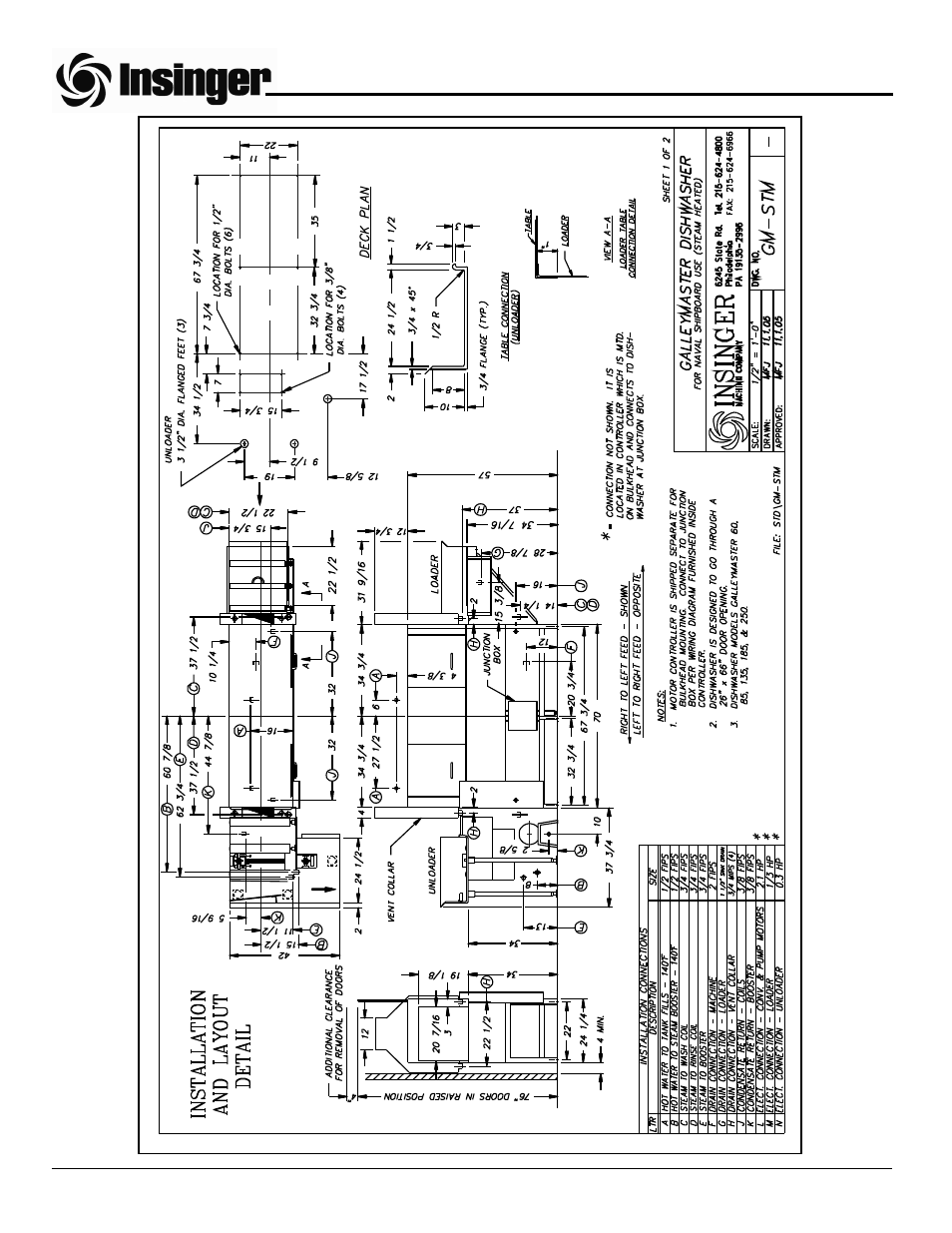 Insinger GalleyMaster Series User Manual | Page 66 / 81