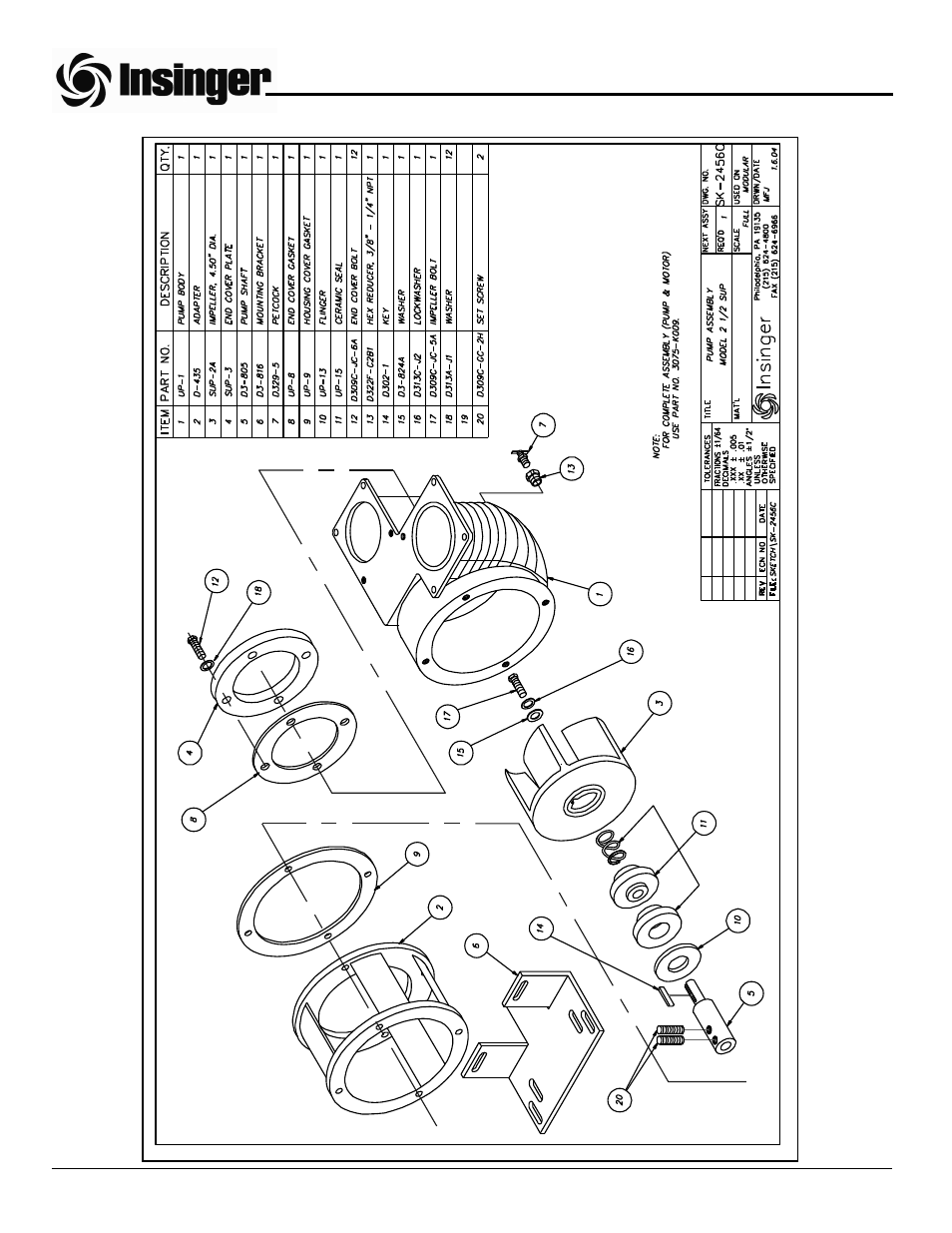 Insinger GalleyMaster Series User Manual | Page 68 / 81