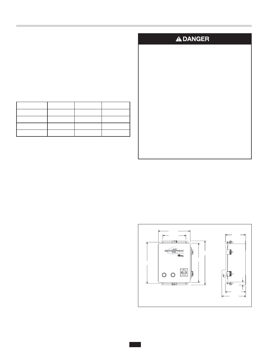 Wx-101a control features/mounting control center, Features, Mounting the control center | InSinkErator WX-300 User Manual | Page 5 / 30