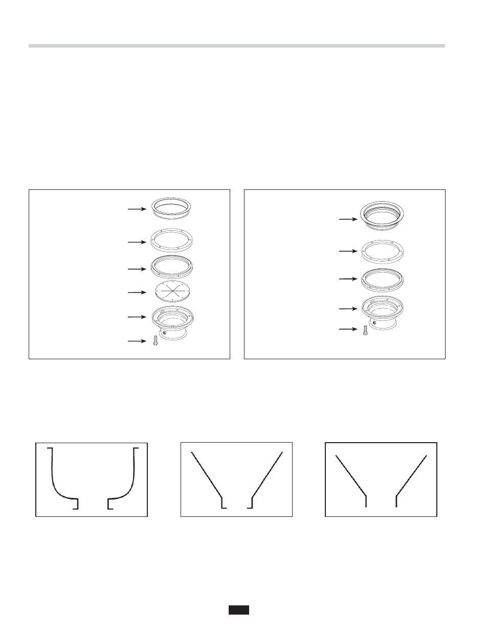 Insinkerator mounting assemblies, Standard mounting assembly, Special insinkerator mounting assemblies | InSinkErator WX-300 User Manual | Page 7 / 30