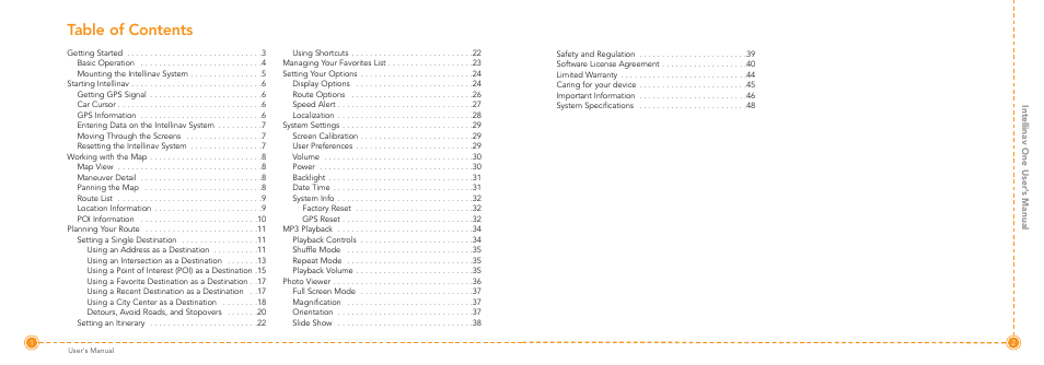 Intellinav 1 User Manual | Page 2 / 26