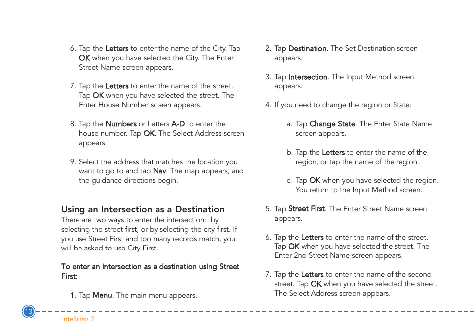 Intellinav 2 User Manual | Page 15 / 52