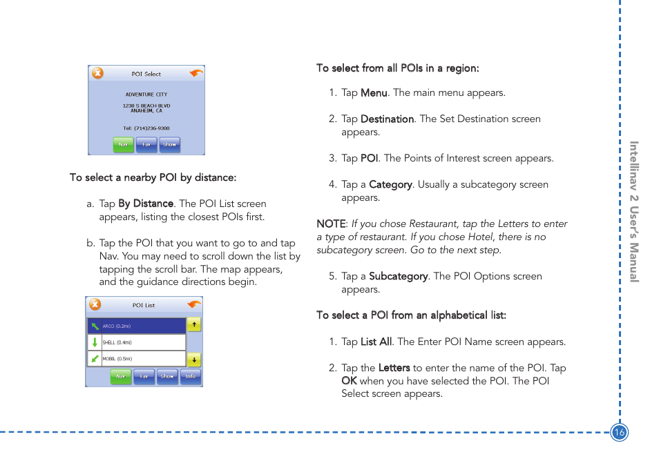 Intellinav 2 User Manual | Page 18 / 52