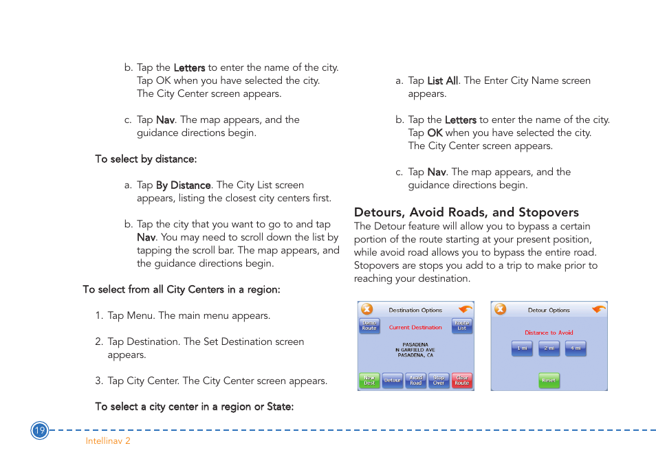 Intellinav 2 User Manual | Page 21 / 52