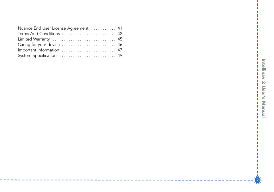 Intellinav 2 User Manual | Page 4 / 52