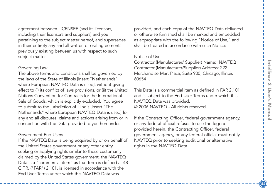 Intellinav 2 User Manual | Page 46 / 52