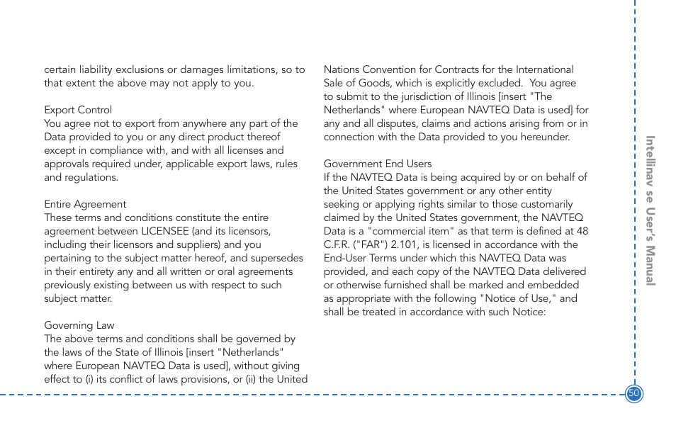 Intellinav SE User Manual | Page 52 / 60