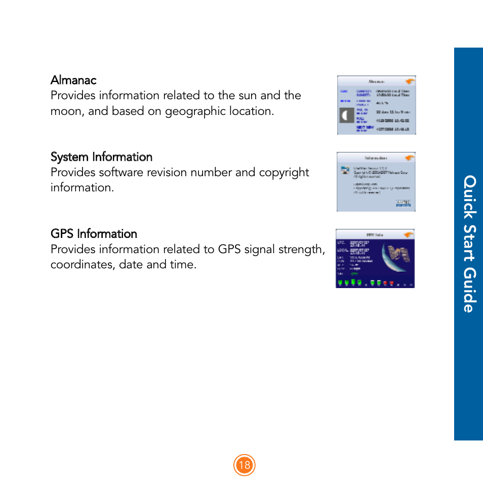 Quick start guide | Intellinav SE Quick Start User Manual | Page 20 / 26