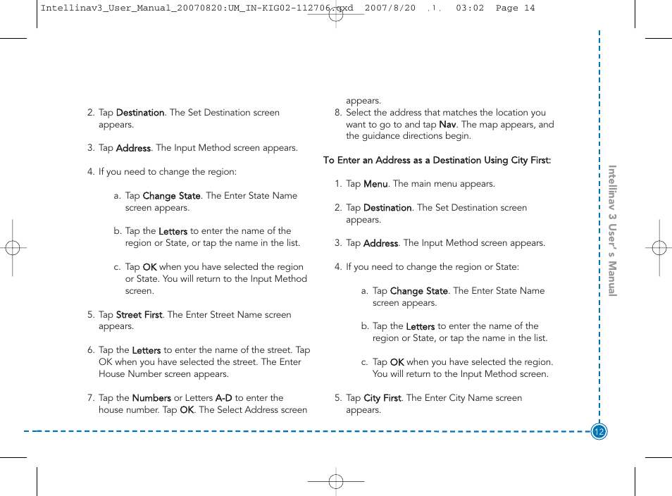 Intellinav 3 User Manual | Page 13 / 60