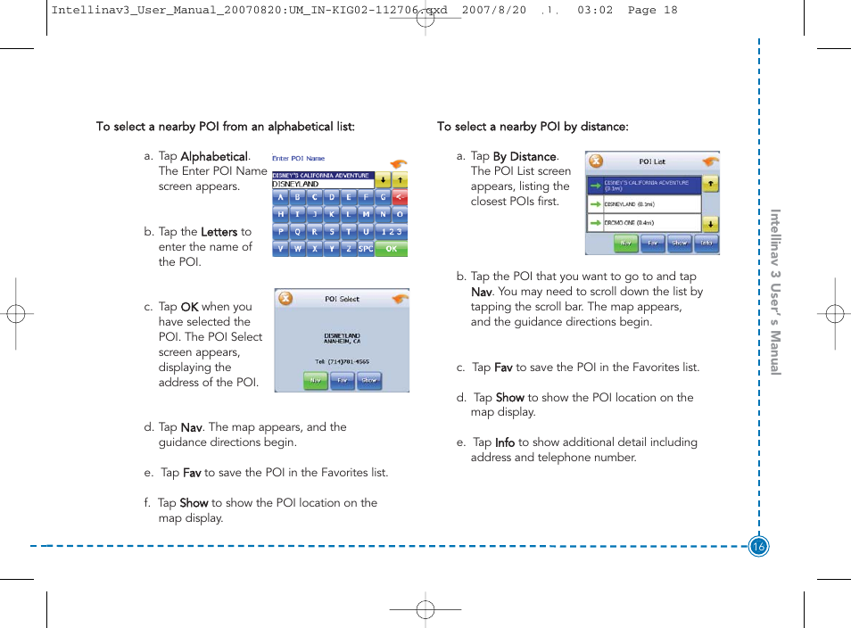 Intellinav 3 User Manual | Page 17 / 60
