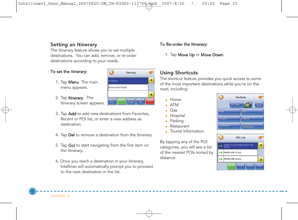 Intellinav 3 User Manual | Page 24 / 60