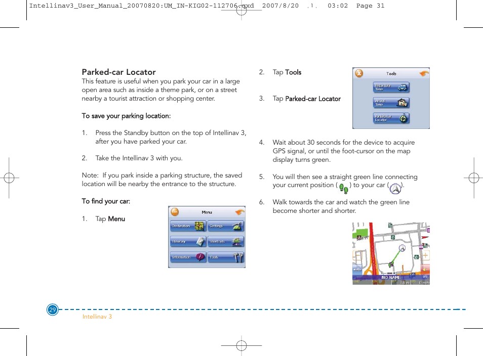 Intellinav 3 User Manual | Page 30 / 60