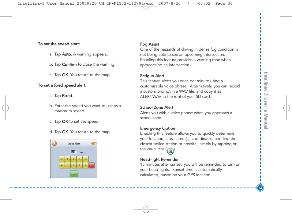 Intellinav 3 User Manual | Page 35 / 60