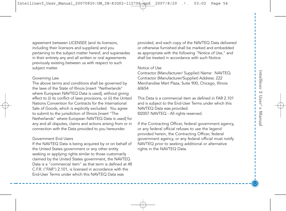 Intellinav 3 User Manual | Page 53 / 60