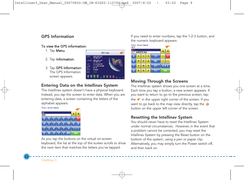 Intellinav 3 User Manual | Page 8 / 60