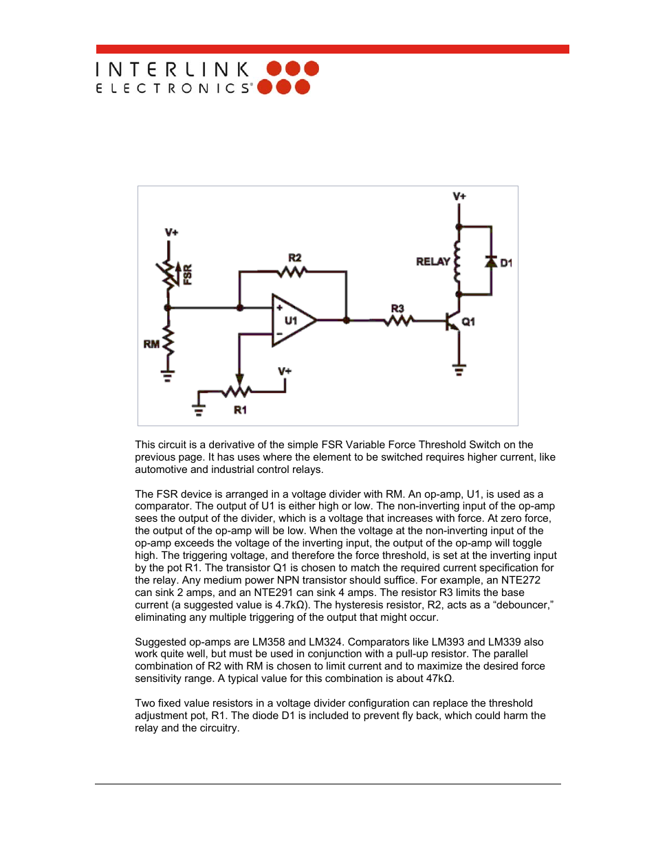 Interlink Electronics FSR 400 Series User Manual | Page 26 / 37
