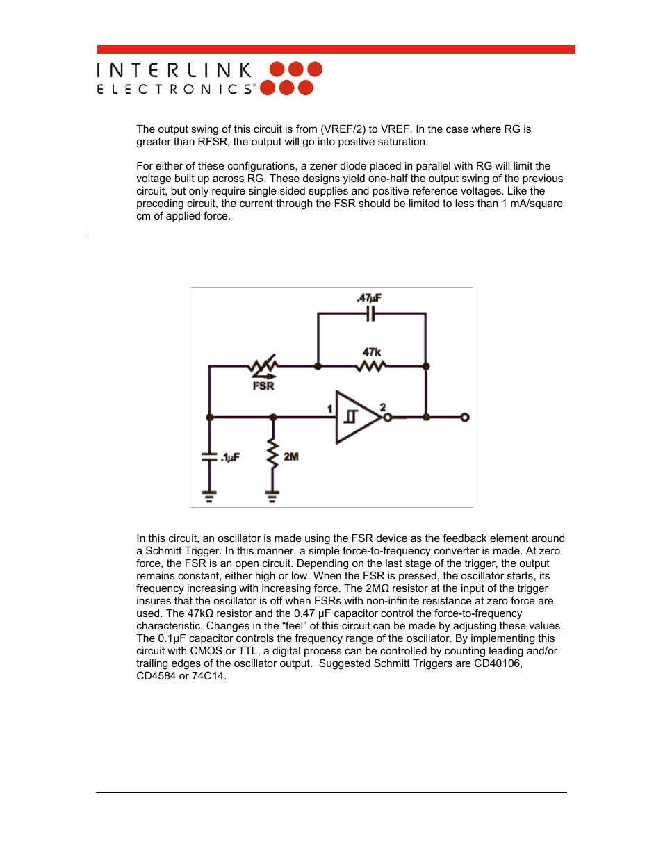 Interlink Electronics FSR 400 Series User Manual | Page 29 / 37