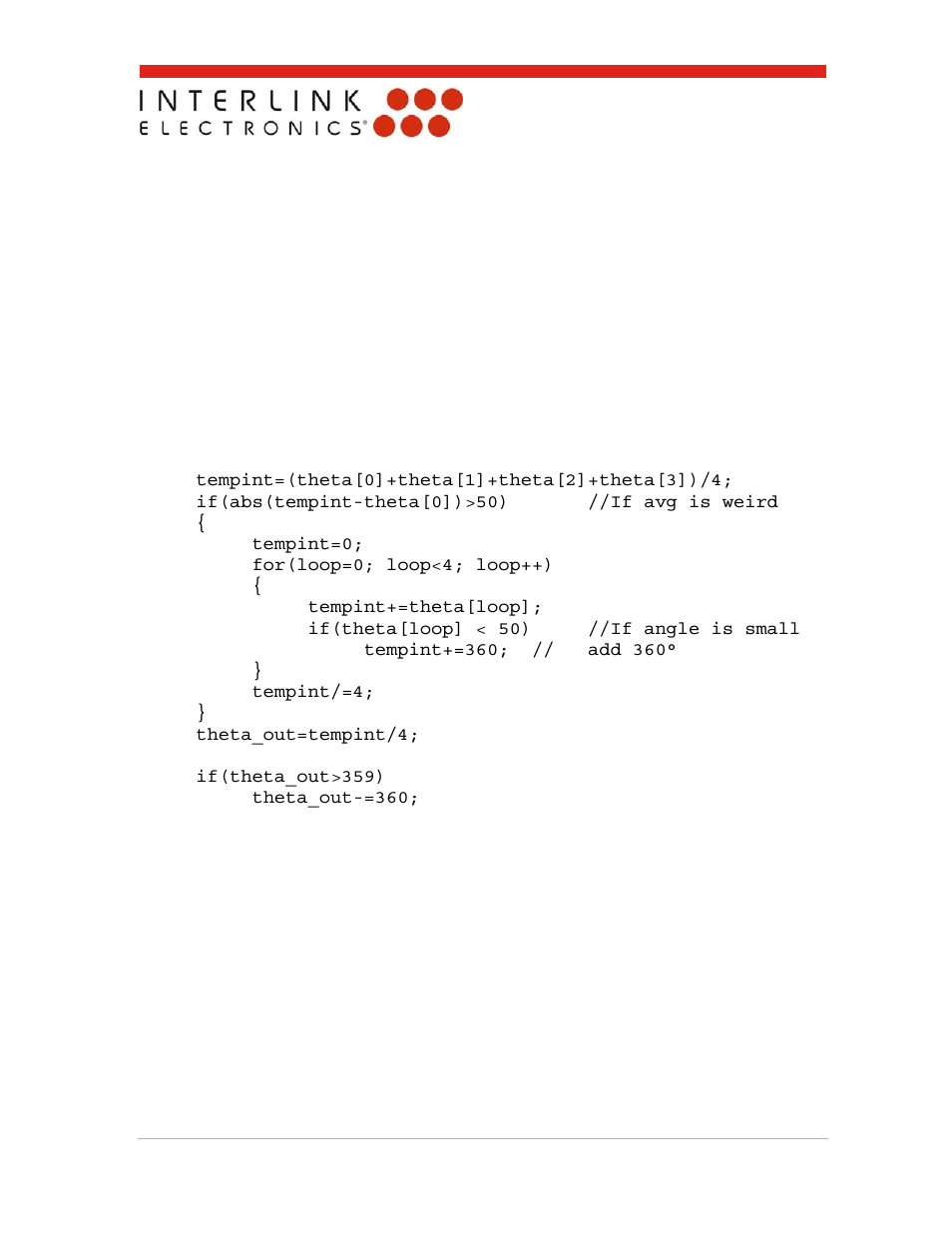 Interlink Electronics Ring Sensor User Manual | Page 12 / 14