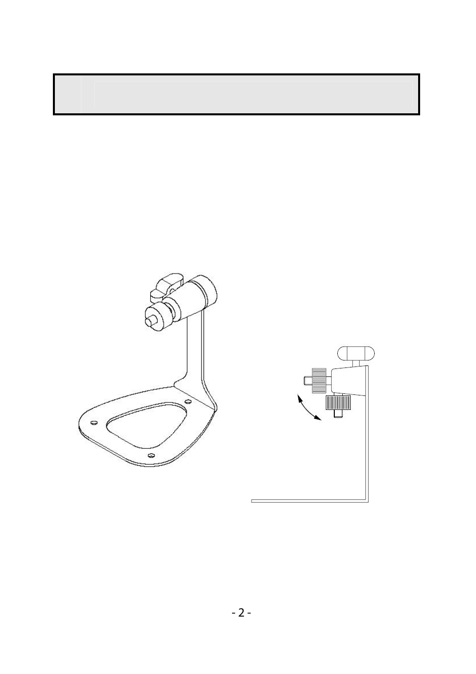 Setting up the camera, Installing the camera stand | IPUX ICS2030 Quick Installation Guide User Manual | Page 3 / 9