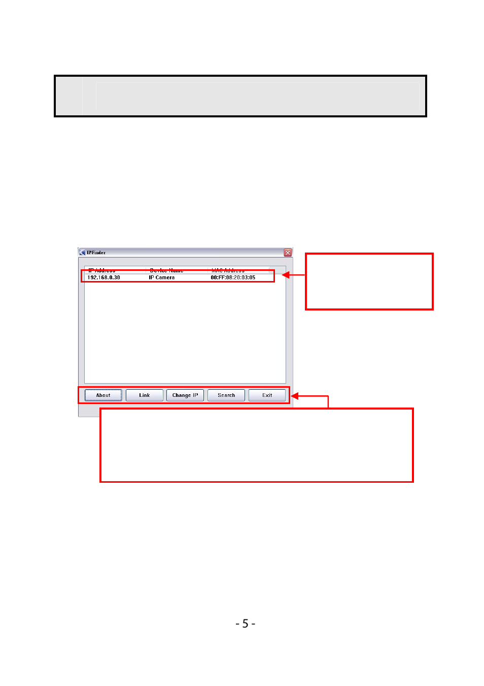 Accessing the camera, Using ipfinder | IPUX ICS2030 Quick Installation Guide User Manual | Page 6 / 9