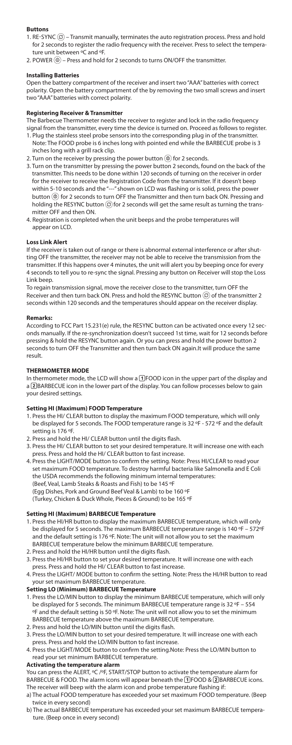 IVATION AMZMAVET732 (WIRELESS BBQ) User Manual | Page 2 / 4