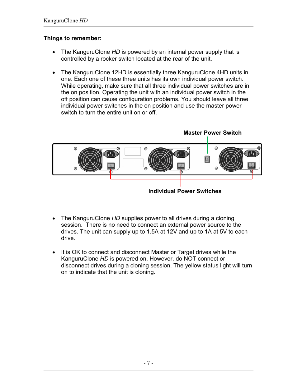 Kanguru Clone 4HD User Manual | Page 7 / 19