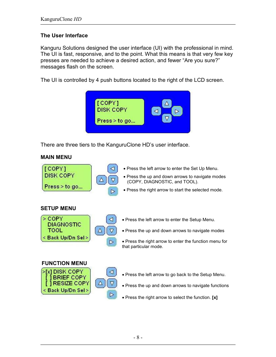 Kanguru Clone 4HD User Manual | Page 8 / 19