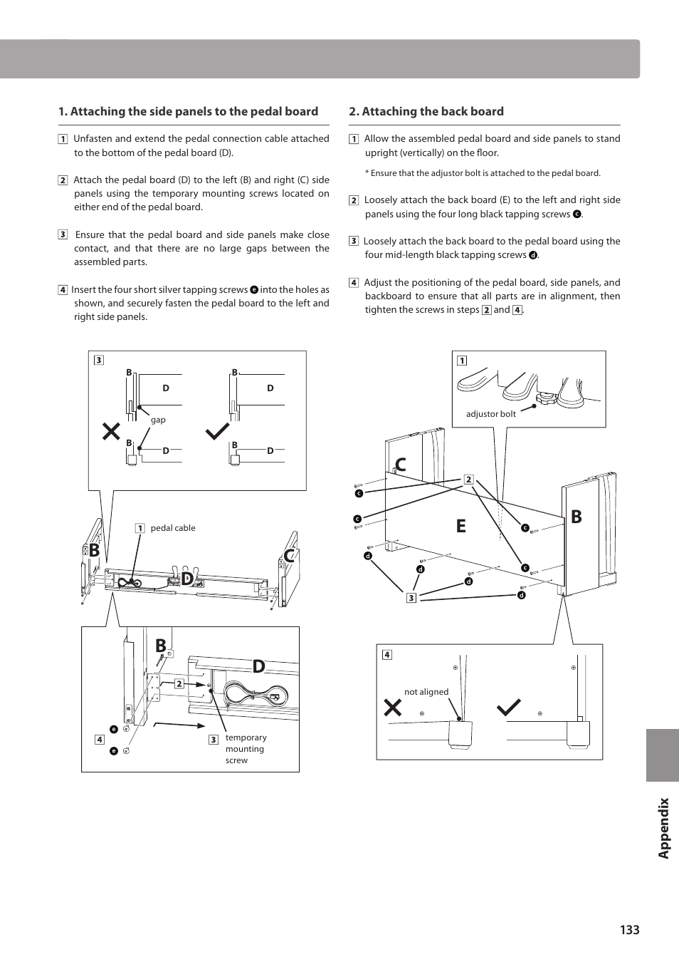 Cb d, Be c | Kawai CA97 User Manual | Page 133 / 152