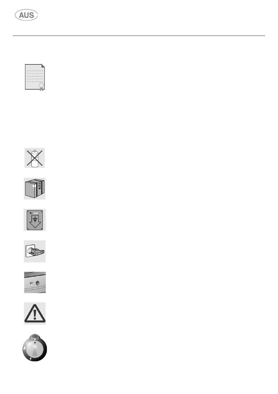 Warnings, Warnings for safety and use | Kleenmaid S9 February 2006 User Manual | Page 6 / 48