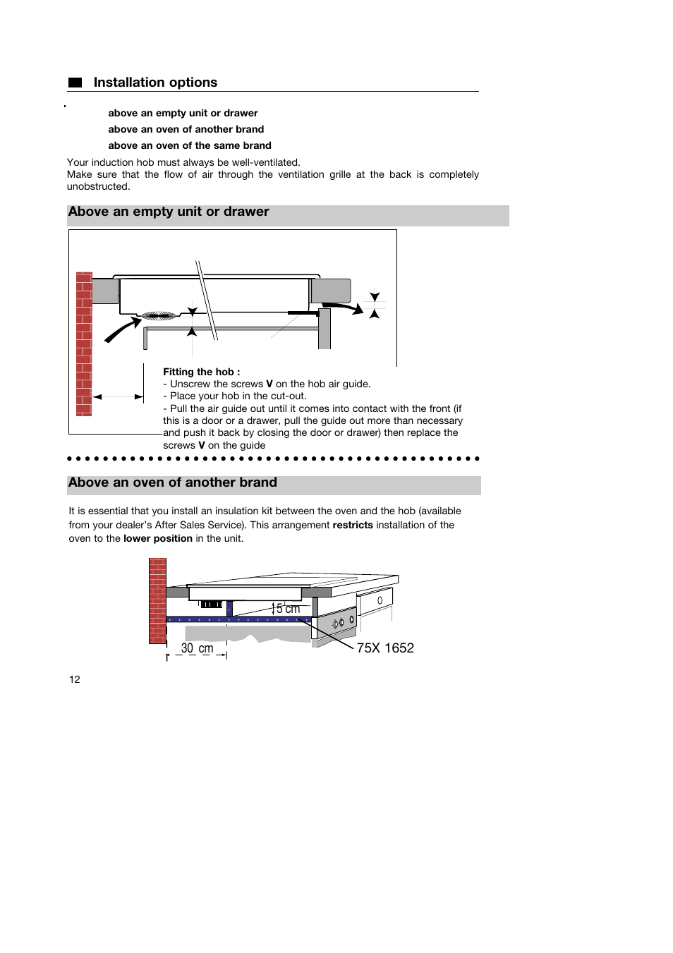 Air gap | Kleenmaid IB61 User Manual | Page 14 / 16