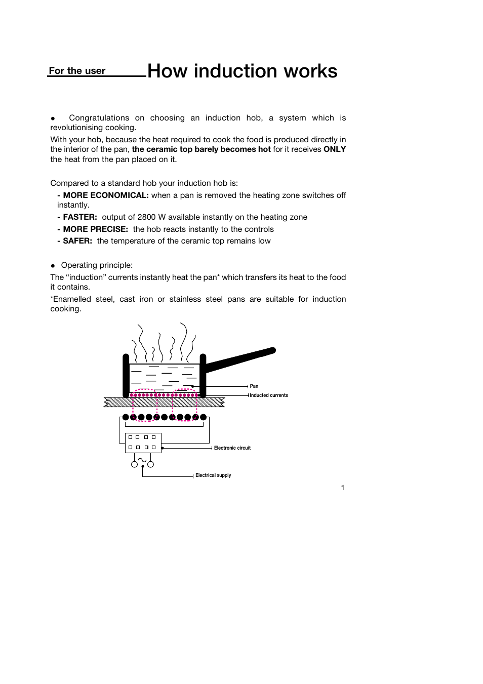 How induction works | Kleenmaid IB61 User Manual | Page 3 / 16