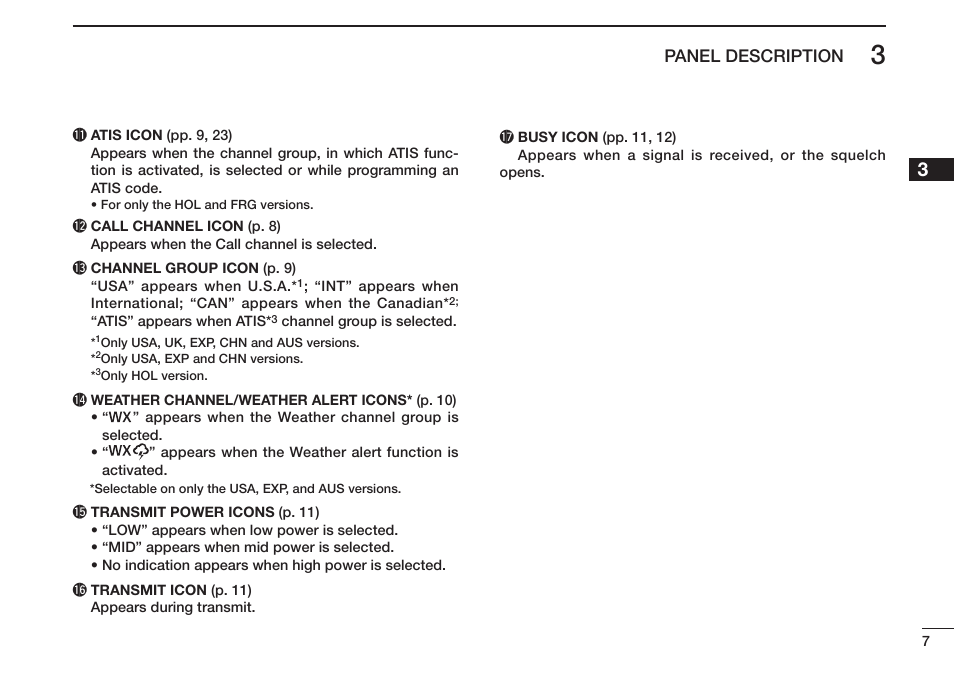 Icom IC-M73 Plus User Manual | Page 15 / 56